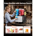 thumbnail image 3 of VEVOR Machine à Slush, Machine Commerciale à Slush 6 L/1,6 Gal x 2 Réservoirs, Machine à Boissons Glacées avec Autonettoyage, Machine à Margarita, 3 of 9