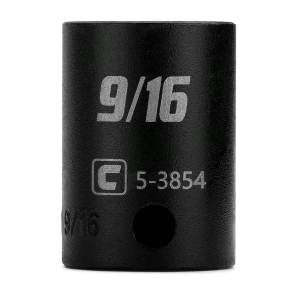 Capri Tools 9/16 in. Shallow Impact Socket, 3/8-Inch Drive, 12-Point, SAE