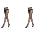 thumbnail image 2 of Sonducket Medias negras Varios patrones Fechado Apasionado Fishnet Cintura alta Estiramiento Muslo Cosplay Prop Medias Panty-hose Type6 NO6, 2 of 6