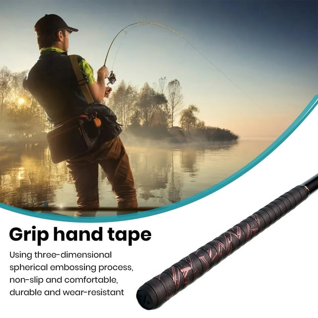 LJNYFDC Raquette de Pêche Imprimée Antidérapante Absorbant la Sueur Antichoc Élastique Multifonction 2M