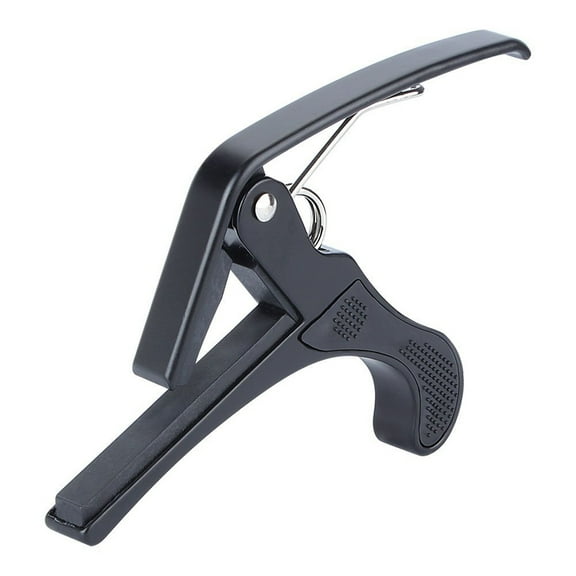 HOMEMAXS Heavy Duty Guitar Capo for Electric Guitar Use Black Metal Color Fits Most Instruments