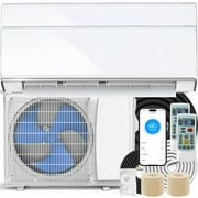 Dextrus 23 SEER2 24K BTU 2-Zone Mini Split AC/Heating, 2*12000 BTU, Smart Home, 208-230V, Cools/Heats Up to 1100 Sq. Ft, Alexa Compatible