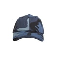 thumbnail image 2 of Enzyme Washed Camouflage Mesh Trucker Hat - Blue Camo, 2 of 2
