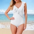 thumbnail image 2 of One Piece Swimsuit Women Criss Cross Back Color Block Print Bathing Suits Athletic Modest Swimwear, 2 of 5