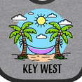 thumbnail image 4 of Inktastic Summer Vacation in Key West Boys or Girls Baby Bib, 4 of 4