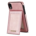 thumbnail image 4 of Dteck Flip Wallet Case for iPhone XR 6.1 inch,Luxury PU Leather Multi-functional Card Slot Case Holder Kickstand Shockproof Cover.For iPhone XR,Rosegold, 4 of 9