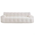 thumbnail image 4 of 88 in. Cloud 3 Seater Chenille Sofa with Button Tufted Comfy Upholstered Couch, 4 of 13