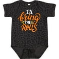 thumbnail image 3 of Inktastic Thanksgiving I'll Bring the Rolls in Orange Boys or Girls Baby Bodysuit, 3 of 5