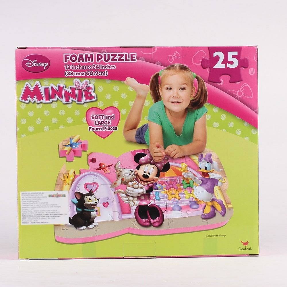 25 Pc. Minne Mouse Foam Floor Puzzle Walmart
