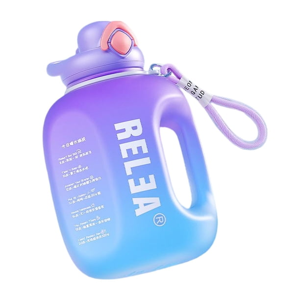 Bot agua, con , jarra reutilizable capacidad para ejercicio, al , Azul morado mayimx Botella para beber