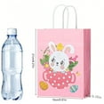 thumbnail image 5 of Set Of 8 Easters Bags Happy Rabbits Paper Packaging Bags with Handle for Spring Birthday and Easters Party Supplies, 5 of 8
