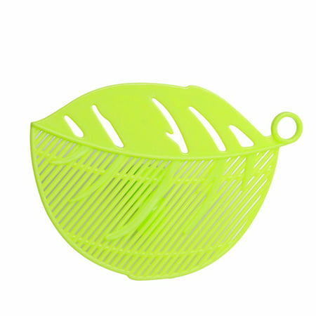 Eutuxia Clip-On Food Strainer, Drainer, Colander, Sieve for Spaghetti, Pasta, Noodles, Rice, Beans, Fruits, Vegetables. Universal Snap On Kitchen Cooking Tool Fits All Pots, Pans & Bowls. Leaf (Best Pot For Cooking Spaghetti)