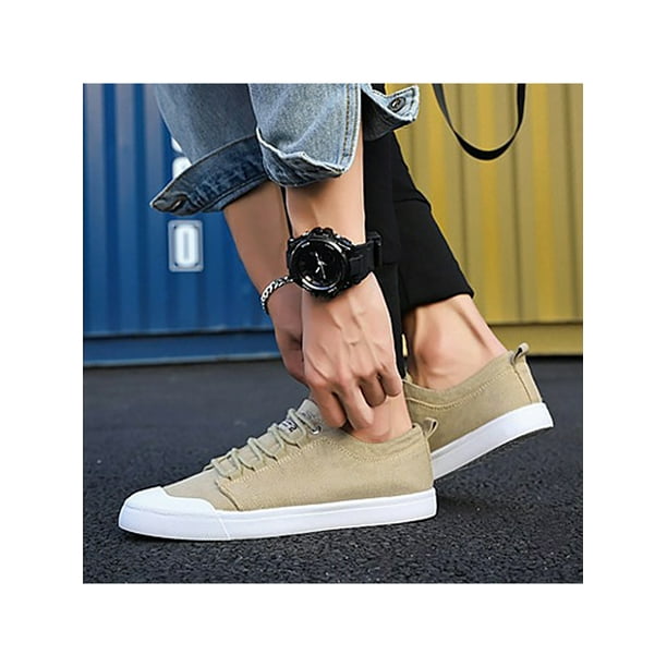 Mens canvas shoes walmart sale