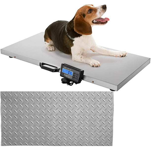 VEVOR Livestock Scale Dog Scales Large Platform 40.6x20.9" Vet Scale