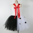thumbnail image 3 of Girl Dalmatian Halloween Costume Christmas Vintage Polka Dots Dress Set, 3 of 5