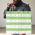 thumbnail image 3 of Vxararl Chunky Thermal Turtleneck Pullover Jumper for Men, Classic Cable Knit Long Sleeve Sweater Casual Warm Cold‑Weather Knit Top for Daily Dressing Black XL, 3 of 6