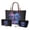 Black - Skeleton Rose, variant on DISNIMO Cow Skull Print Handbag and Wallet with Makeup Pouch Hippie Flower Print Top Handle Purse Set of 3 Womens Tote Bags for Travel Work Party Shopping