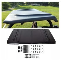 WaiRitoday Polyethylene Hard Top Roof Compatible with Polaris Ranger Full Size 500 700 UTV Black