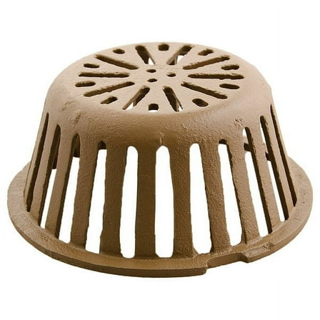 Roof Drains Dome Strainer, cast iron, 9-3/4", Screw, 9 7/8 in