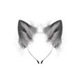 thumbnail image 3 of Handmade Wolf Ears Headband Unique Accessory for Festivals and Parties Headbands for Women, 3 of 3