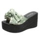 thumbnail image 1 of Amzcrzy Zapatos de mujer,Zapatos de mujer,Zapatillas de mujer, Sandalias con lazo y flores de boca de pez para mujer, cómodas zapatillas de suela gruesa Sandalias Mujer Zapatillas De Casa, 1 of 9