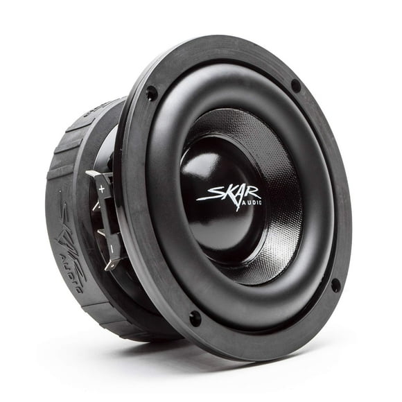 Skar Audio EVL-65 D4 6.5" 400 vatios potencia máxima dual 4 ohmios subwoofer para automóvil