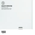 thumbnail image 6 of VIGO Elan 56 to 60 in. W x 76 in. H Frameless Sliding Shower Door with VMotion in Chrome with Clear Glass, 6 of 13
