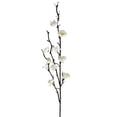 thumbnail image 1 of Rama de ciruelo artificial con tallos de flor de cerezo falsos de 53 cm de largo, flor de seda sintética para bodas, hogar, oficina, dormitorio, fiesta, centro de mesa., 1 of 8