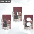 thumbnail image 2 of Light Switch Cover Switch Plate Outlet Cover Plug Cover for Electrical Duplex Outlets Pink Christmas Trees and Houses, 2 of 6