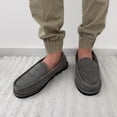 thumbnail image 6 of Ventana Men’s Corduroy Slippers Moccasin House Shoes, 6 of 7