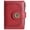 A-Red, variant on KALUNMA Small Wallets for Women Bifold RFID Blocking Leather Card Holder Compact Wallet with Zipper Coin Pocket