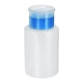 thumbnail image 3 of Dispensadores de alcohol solvente Uxcell de 180 ml (6.1 oz) con bomba de dispensación de líquido de empuje recto, azul, 3 of 6