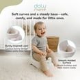 thumbnail image 4 of Dolu Nuve Portable Potty for Toddlers 18+ Months with Bunny-Themed Design, Beige, 4 of 5