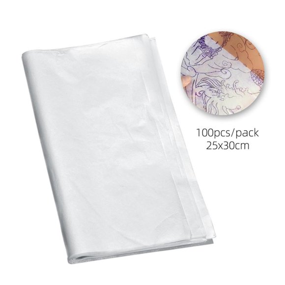 Xingzhi 100 Sheets Tattoo Transfer Papers Professional Tattoo Transfer Paper Tattoo Copy Paper Tattoo Supplies