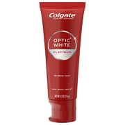 Colgate Optic White Platinum Teeth Whitening Toothpaste, 4.1 Ounce (Pack of 4)