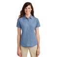 thumbnail image 1 of Port & Company? - Camisa vaquera econ?mica de manga corta para mujer. LSP11 Puerto & Compa??a LSP11, 1 of 1