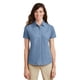 thumbnail image 1 of Port & Company? - Camisa vaquera econ?mica de manga corta para mujer. LSP11 Puerto & Compa??a LSP11, 1 of 1