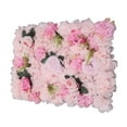 thumbnail image 2 of ToppiJoy Pink Flower Wall Panels Set of 12, Artificial Dahlia and Rose Backdrop, Silk Floral Decorations for Wedding, Party, and Event, 2 of 11