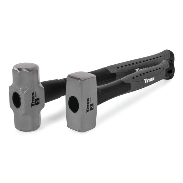 Set de martillos Titan 63372 de 2 piezas con taladro de 0,9 kg y trineo de 1,4 kg