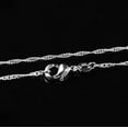 thumbnail image 3 of 1PCS 16-30inch 925 Silver Water Wave Chain Necklace Accessorie Jewelry Necklace, 3 of 5