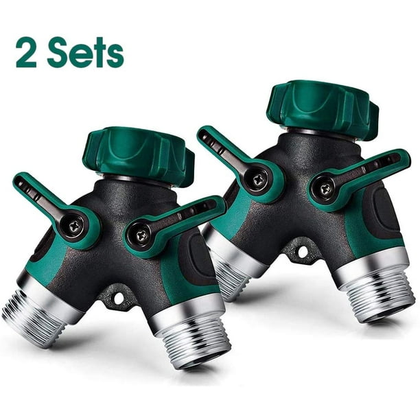 Garden Hose Accessories2 Way Y Hose Connector Hose Splitter, 2Pack