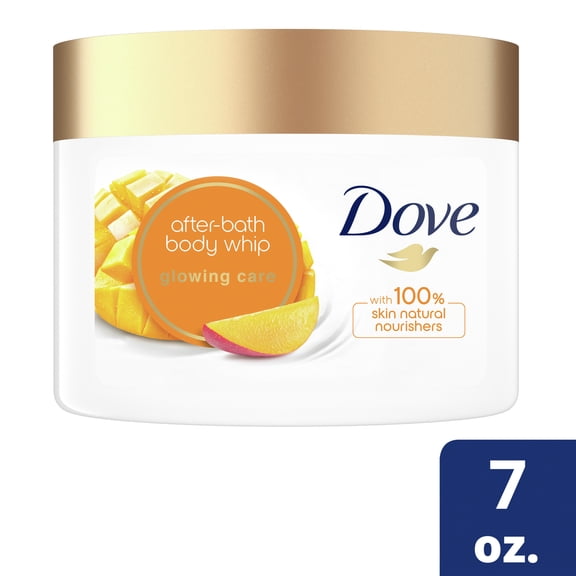 Dove After-Bath Whipped Body Cream Mango and Almond 7 oz