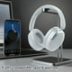 thumbnail image 4 of Auriculares Bluetooth de plástico, con cable e inalámbricos, doble modo, plegables, suaves, de baja latencia y alta batería, 5.4 horas de duración de la batería, para deportes y juegos., 4 of 6