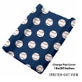 thumbnail image 4 of Custom Baby Bedding Set for Boys-Blue Baseball Pattern,Personalized Name 5 Pcs Nursery Bedding-Soft Chic Blanket,Sheet,Changing Pad Cover, Room Rug and Wall Art Set for Newborns Gifts, 4 of 8