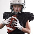 thumbnail image 2 of Franklin Sports Junior Size Rubber Football, Brown, 2 of 7