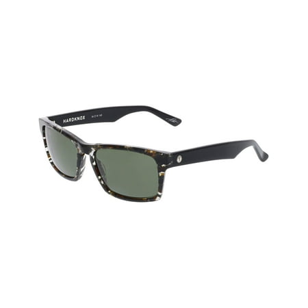Electric Men's Mirrored Hardknox EE12248301 Black Rectangle Sunglasses