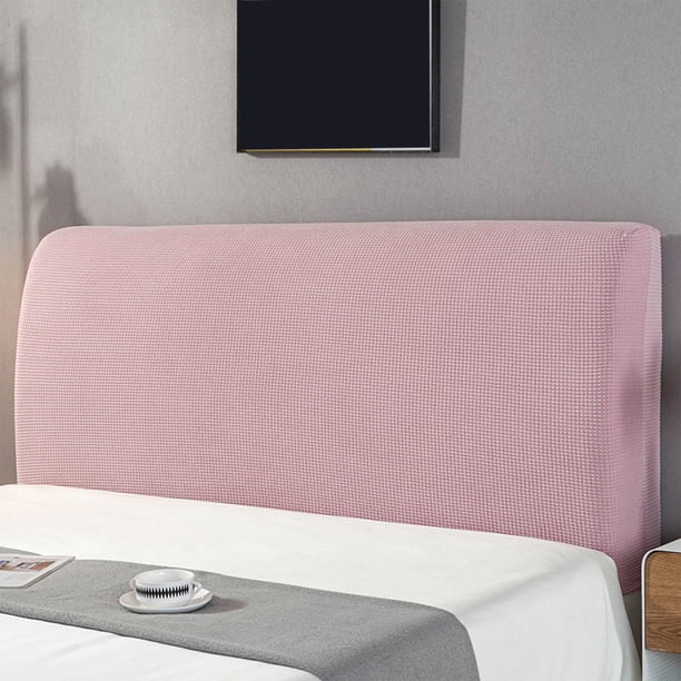 YiJuHui Stretch Headboard Cover Full Wrap Protection, Elastic Dustproof Headboard Protector with Soft Padded Quilted Fabric, Modern Solid Bed Headboard Slipcover for Master Bedroom
