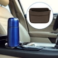 thumbnail image 3 of Unique Bargains Car Trash Can Portable and Hanging Car Door Faux Leather Trash Bin Brown 1 Pcs, 3 of 6