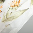 thumbnail image 6 of Floral Valance Curtains for Living Room, Rod Pocket Window Curtain for Kitchen or Bathroom (52 Inch Wide by 18 Inch Long, 1 Panel, Orange), 6 of 6