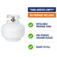 thumbnail image 6 of Flame King 11 lb Squatty Steel Refillable Propane Cylinder with OPD Valve & Built in Gauge for Independence Day 2026, 6 of 9